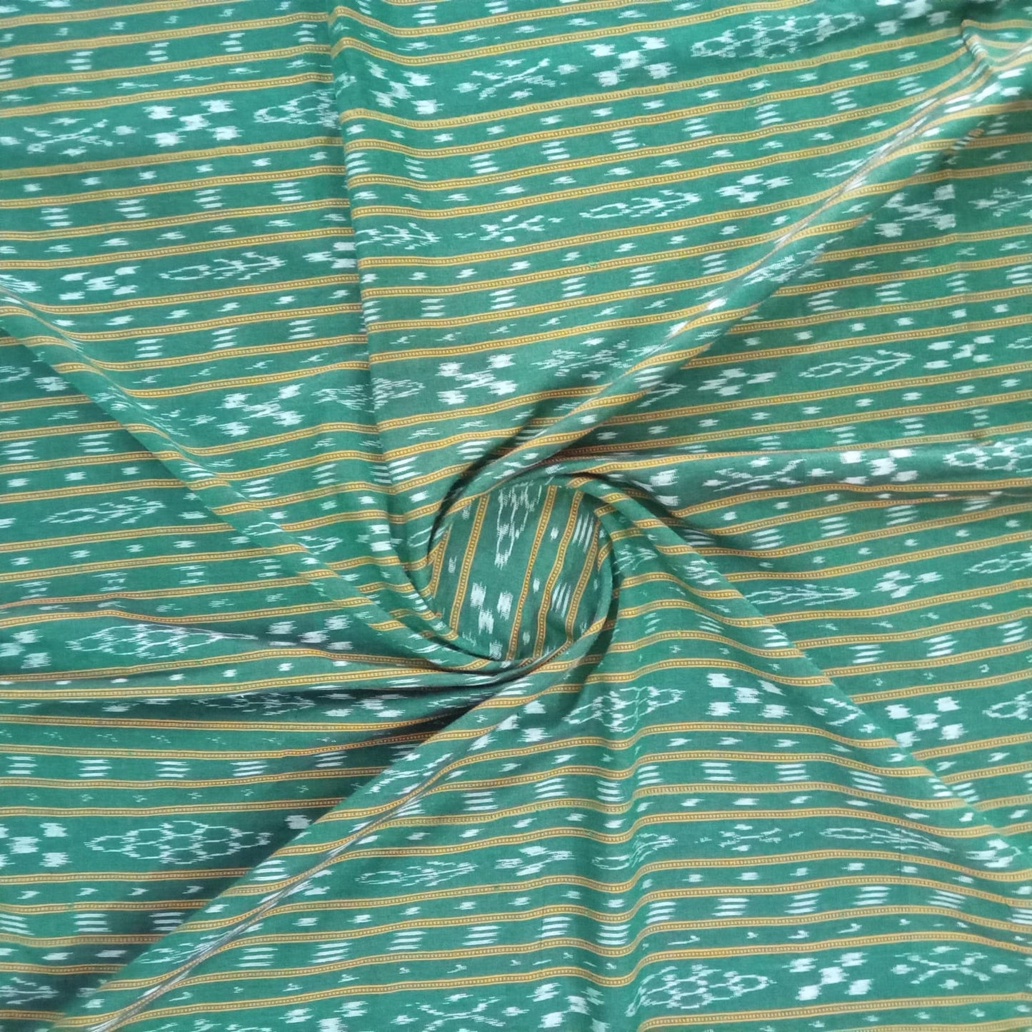 Odisha Handloom Ikat Cotton Handwoven Pure Cotton Fabric from nuapatna