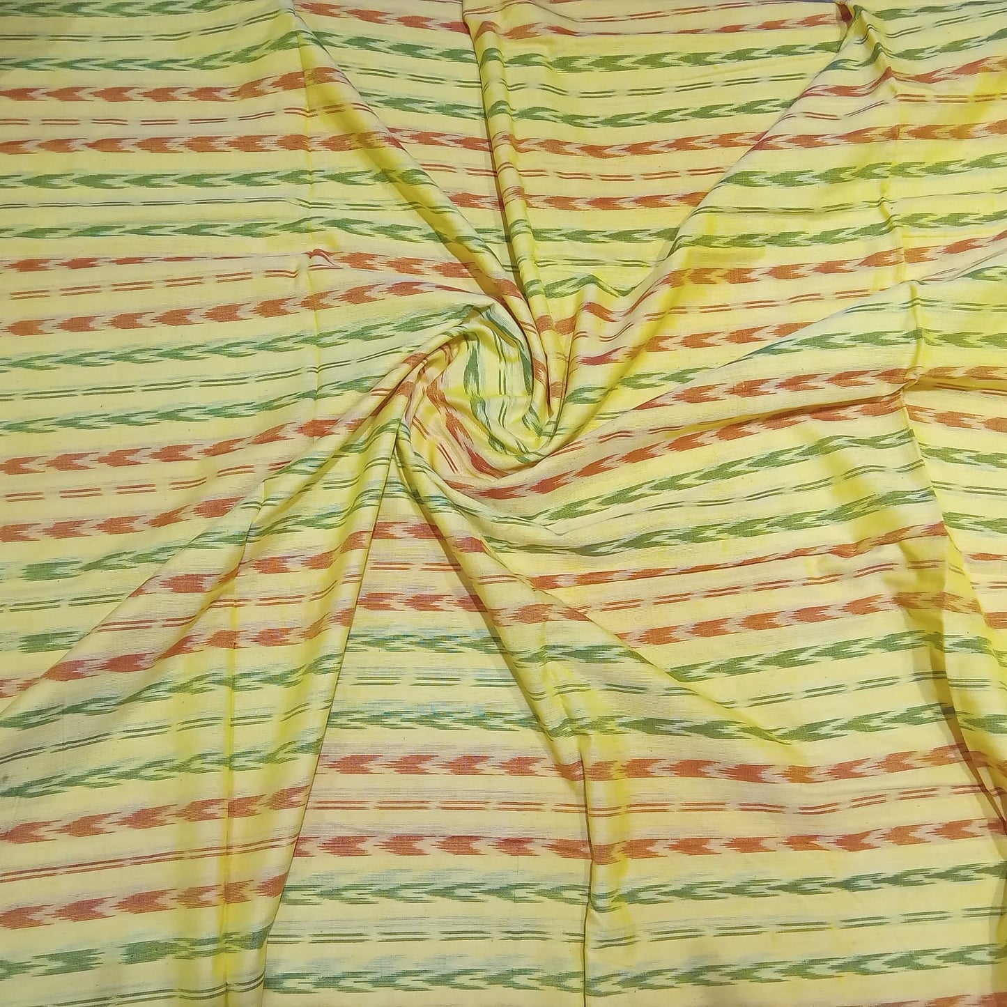 Traditional Organic Odisha handloom Ikat Cotton Fabric from Maniabandha