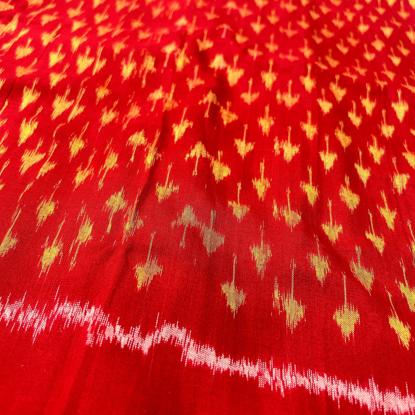 Buy Odisha Sambalpuri ikat handloom pure cotton fabric from sonepur | Authentic Shop