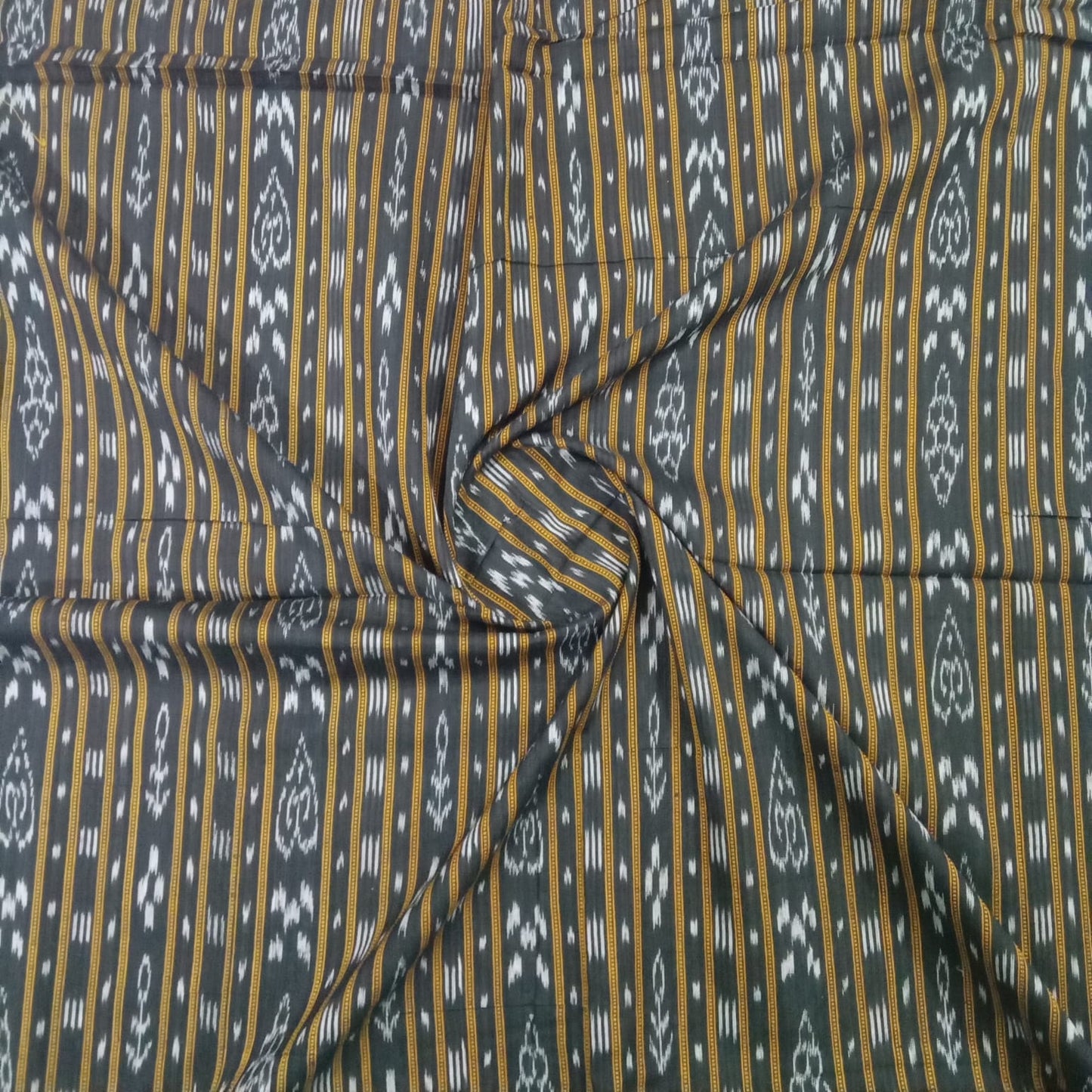 Odisha Handloom Sustainable Eco Friendly Weaving Pure Cotton Maniabandha Fabric