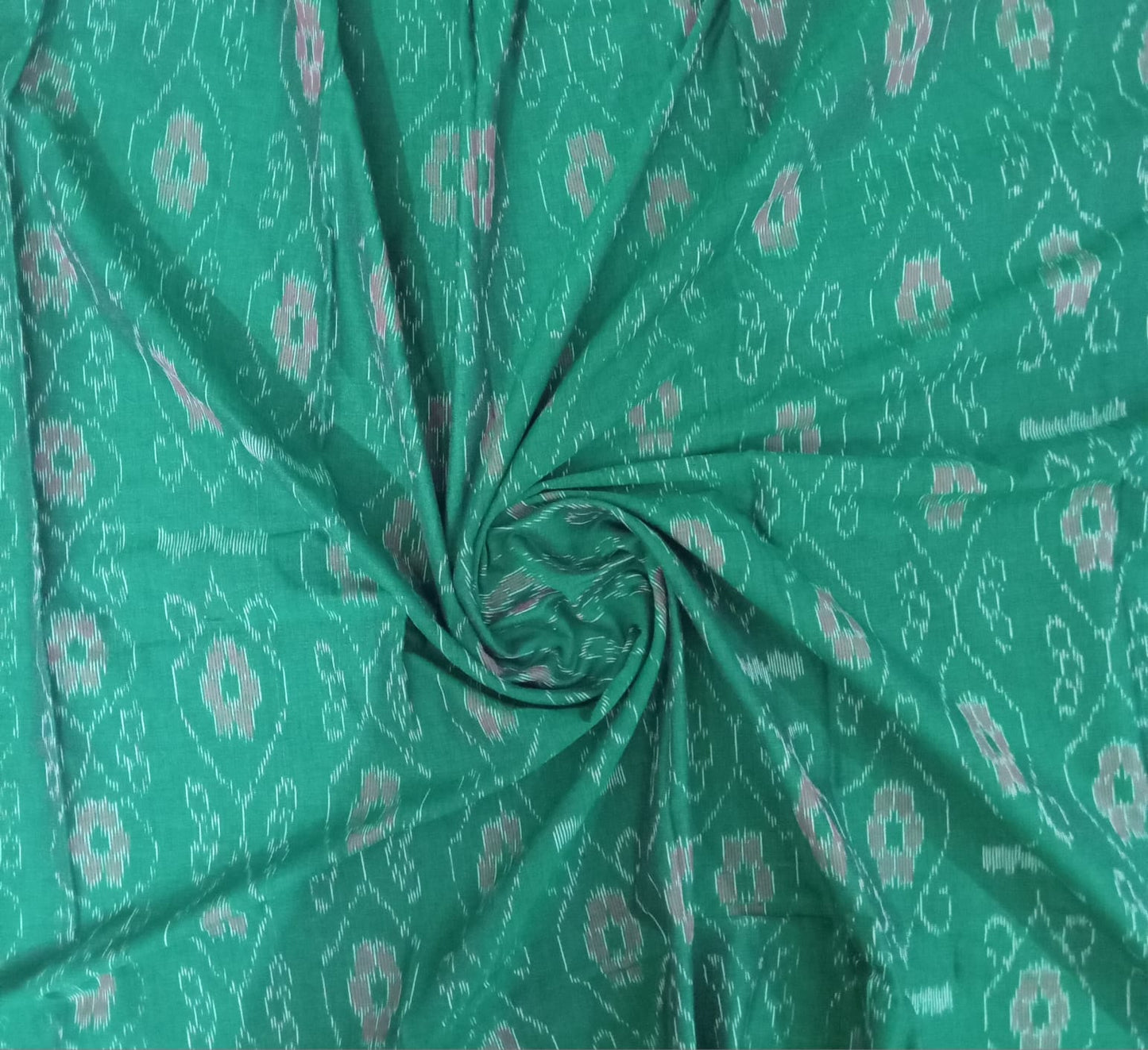 Odisha Handloom Tribal Design Ikat work Pure Cotton Fabric for Online Shopping