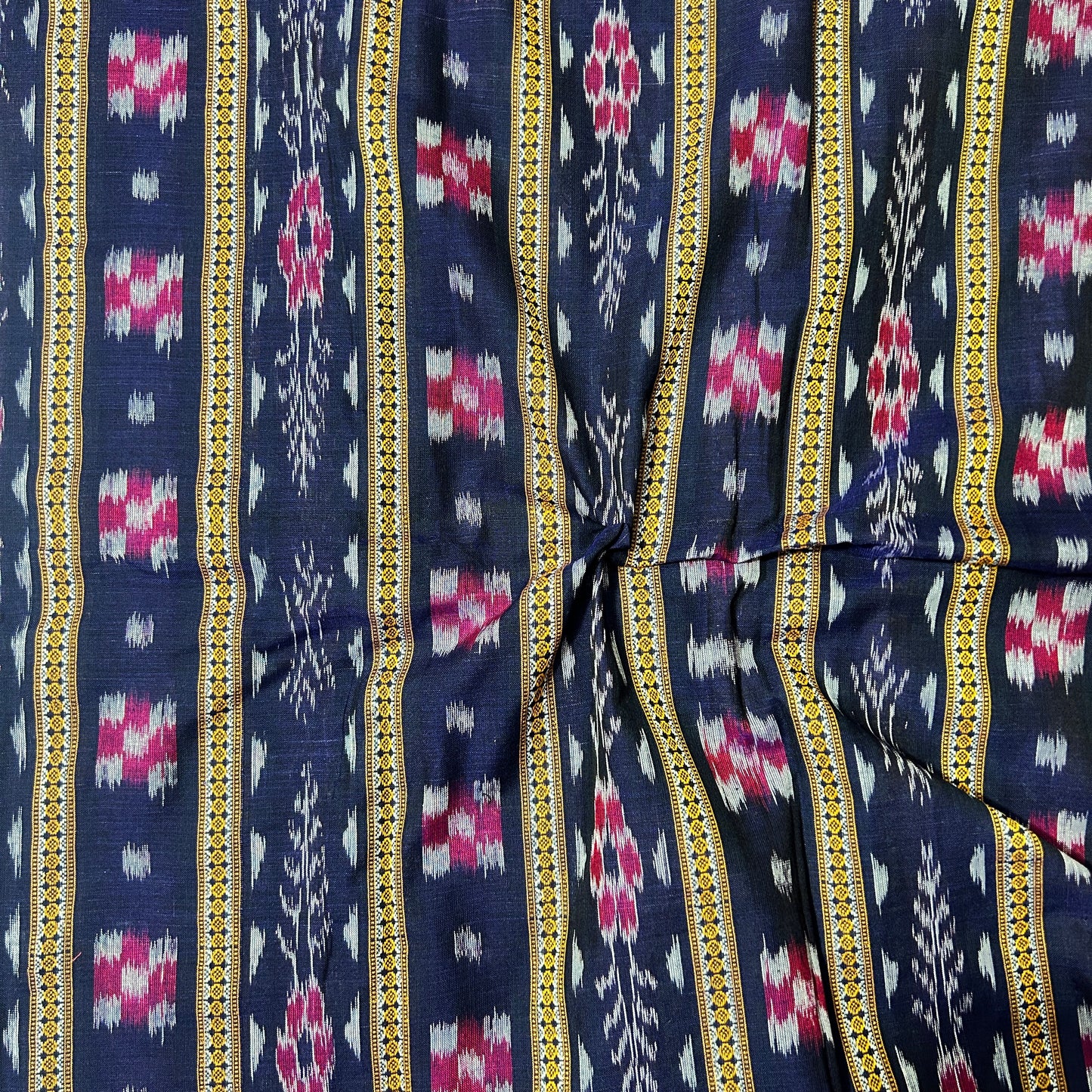 Odisha Ikat Design Handloom Cotton Running Fabric for Unisex dresses for Designers