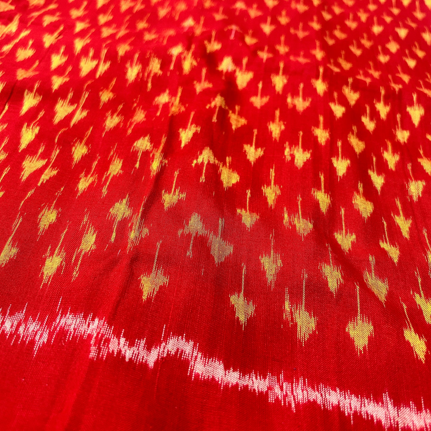 Buy Odisha Sambalpuri ikat handloom pure cotton fabric from sonepur | Authentic Shop