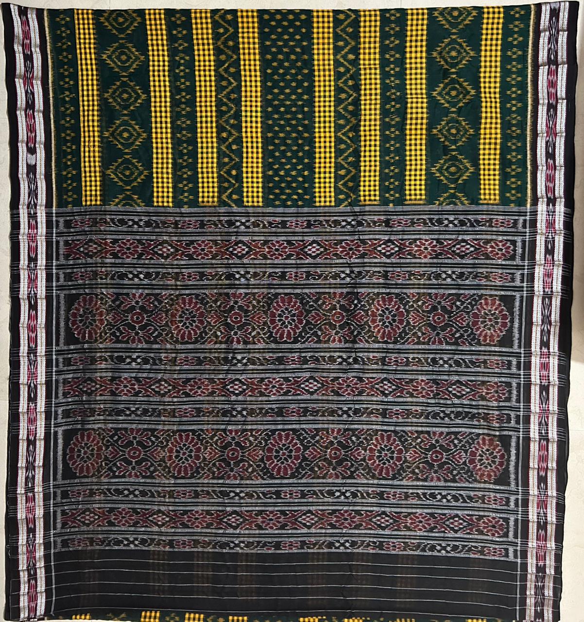 Pure Cotton New Unique Design Odisha handloom Saree from Famous village Nuapatna